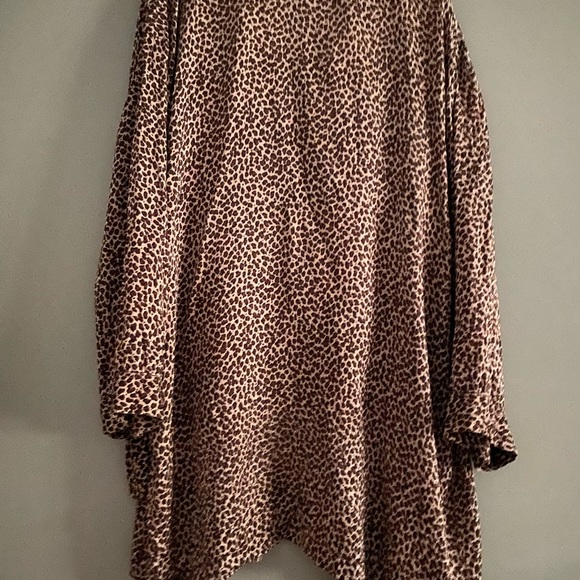 Silk Animal Print Vintage Kimono - Picture 3 of 4